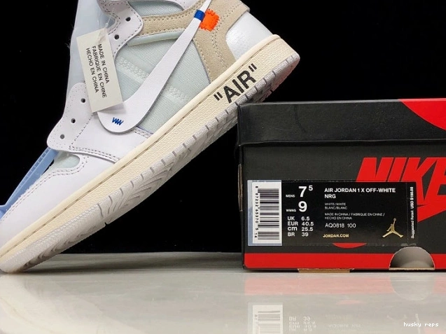 Cheap Husky 1 AQ0818-100 High Off-White Jordan Air Retro White 0822
